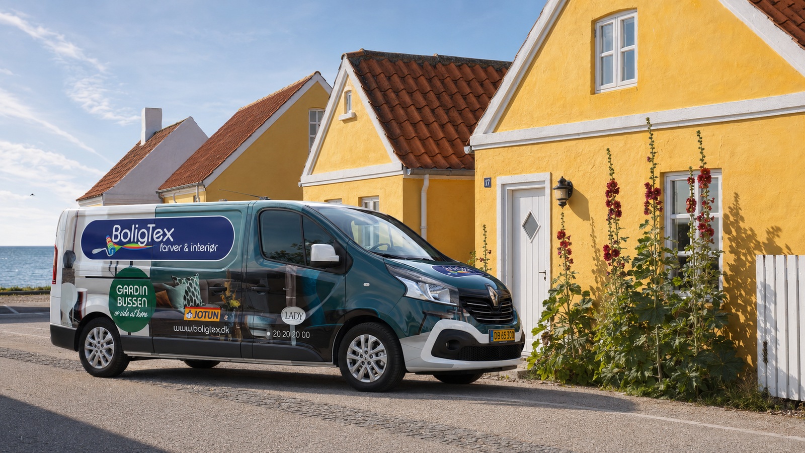 Gardinbus i Skagen - gardiner til de gule Skagenshuse